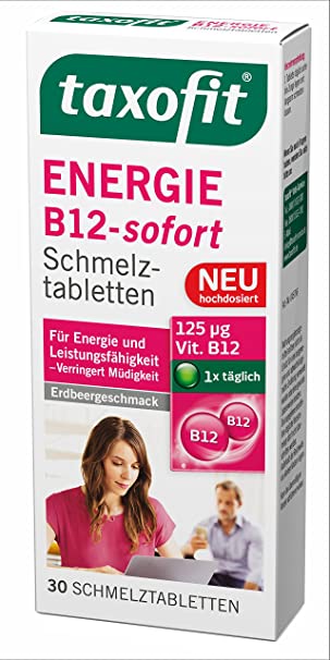 قرص زیر زبانی انرژی B12 سوفورت تاکسوفیت 30 عدد